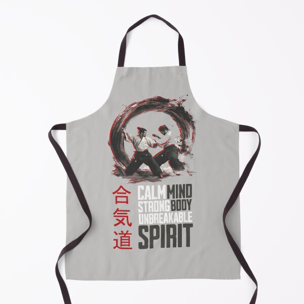 Item preview, Aikido Spirit – Calm Mind, Strong Body, Unbreakable Will designed and sold by KZbubble.