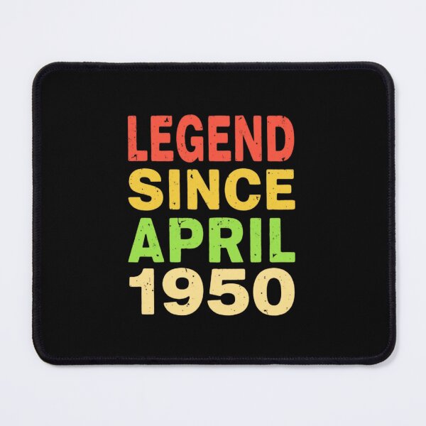 Item preview, Legend Since April 1950 – Vintage Birthday Typography Design designed and sold by haitrieuic96.