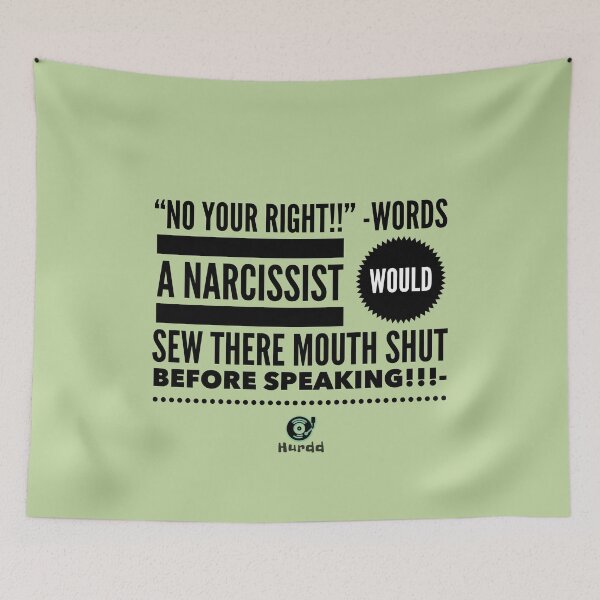 Item preview, Narcissist/ Mouth Shut designed and sold by Hurdd.