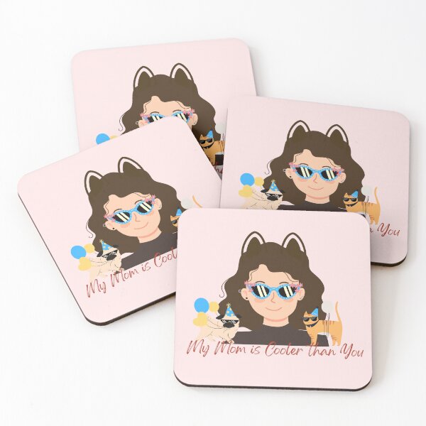 Item preview, My Mom is Cooler than You designed and sold by printogoal.
