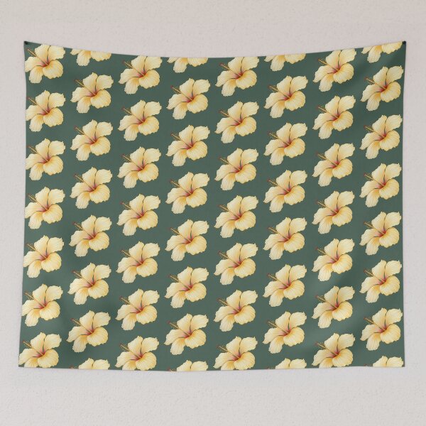 Item preview, Realistic Yellow Hibiscus – Tropical Floral Design designed and sold by ThatBBStore.