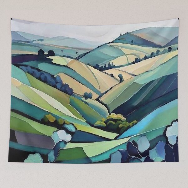 Item preview, Blue Hill Landscape designed and sold by ViaARTfactory.