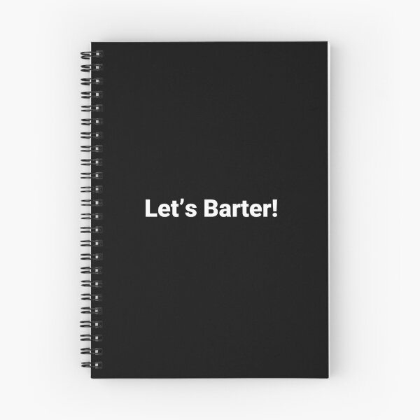 Item preview, Let’s Barter! designed and sold by Text-based T-Shirts and Gifts.