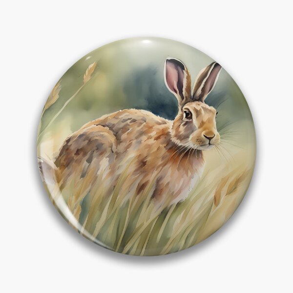 Item preview, Hare on Field designed and sold by CalmnessbyChoice.