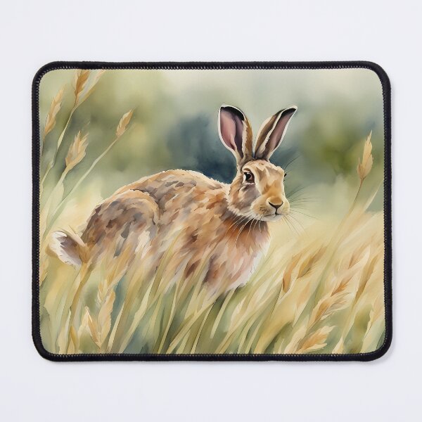 Item preview, Hare on Field designed and sold by CalmnessbyChoice.