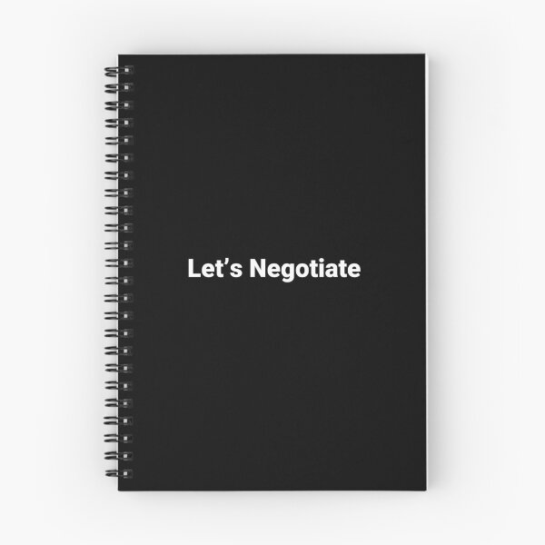 Item preview, Let’s Negotiate designed and sold by Text-based T-Shirts and Gifts.