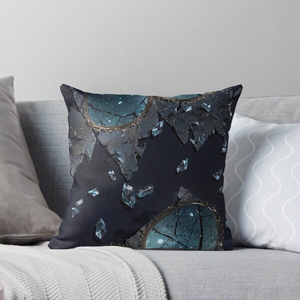 Item preview, Moonlight reflecting off cracked mirror shards designed and sold by CoolPixels.