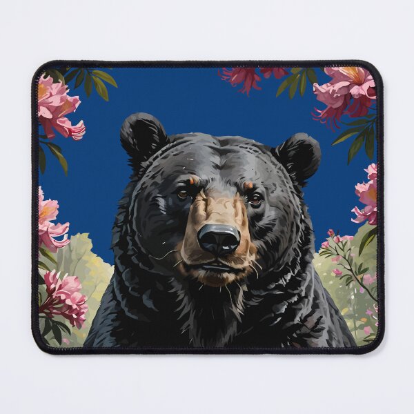 Item preview, West Virginian Bear and Pink Rhododendrons designed and sold by taiche.