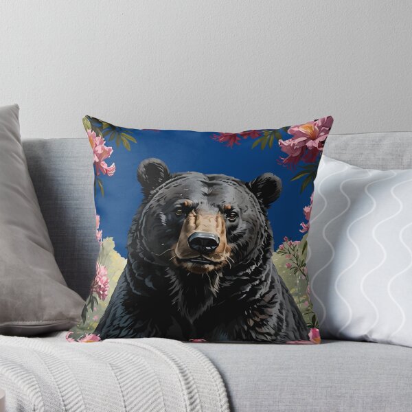Item preview, West Virginian Bear and Pink Rhododendrons designed and sold by taiche.