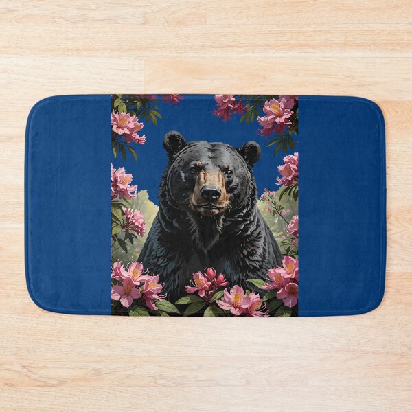 Item preview, West Virginian Bear and Pink Rhododendrons designed and sold by taiche.