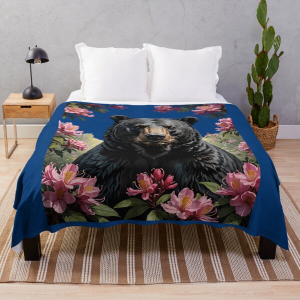 Item preview, West Virginian Bear and Pink Rhododendrons designed and sold by taiche.
