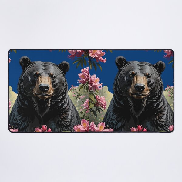 Item preview, West Virginian Bear and Pink Rhododendrons designed and sold by taiche.
