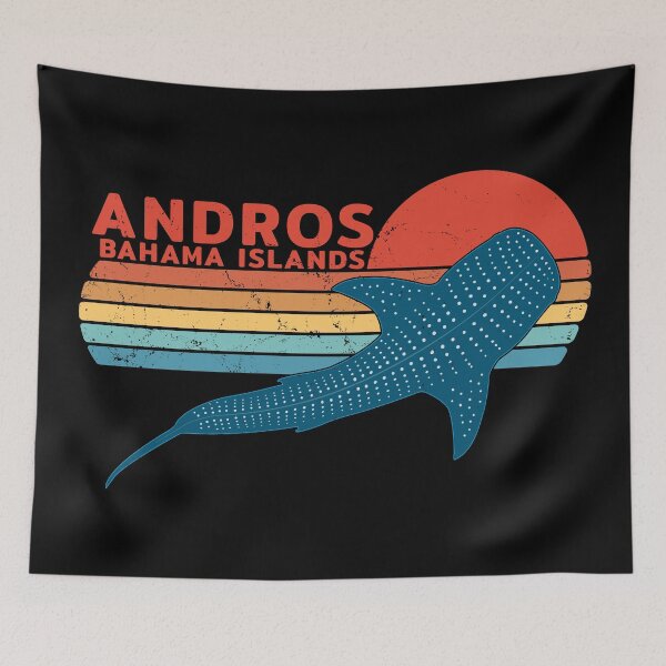 Item preview, Andros Bahamas Whale Shark designed and sold by NicGrayGraphic.