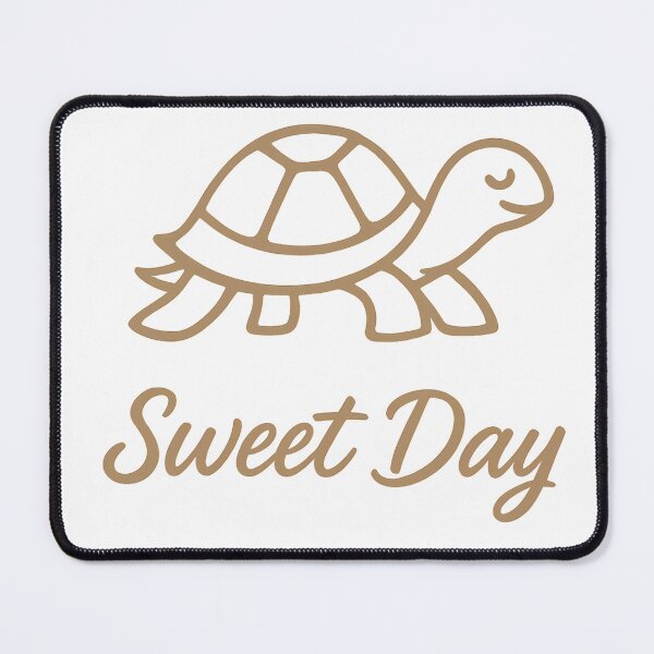 Item preview, Stylized Relaxed Turtle Illustration – Sweet Day Minimal Art designed and sold by Sweetday2025.