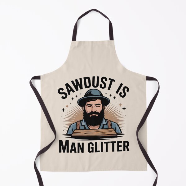 Item preview, Sawdust Is Man Glitter – Woodworker’s Badge designed and sold by Jollys-ArtShop.