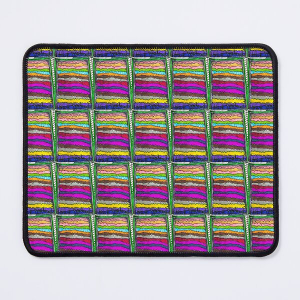Item preview, Unusual,Brightly Multicoloured  Wavey Lines With Thicker Coloured Lines. designed and sold by PodmenikArt.