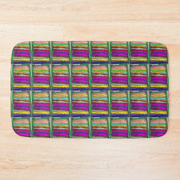 Item preview, Unusual,Brightly Multicoloured  Wavey Lines With Thicker Coloured Lines. designed and sold by PodmenikArt.
