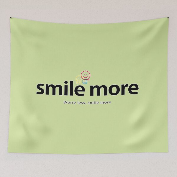 Item preview, Worry less, smile more  designed and sold by Vanich-Panich.