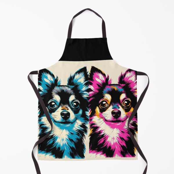 Item preview, Two chihuahuas blue-pink designed and sold by EmeraldeaArt.