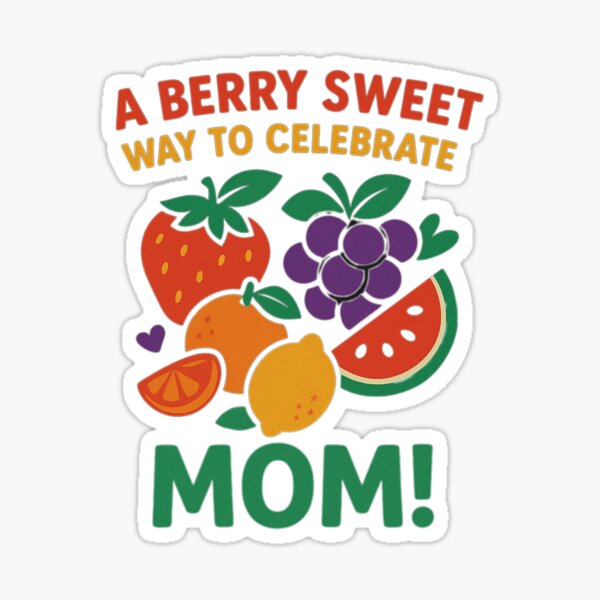 Vista previa del artículo con la obra «Mamá dulce de bayas: una celebración llena de frutas», diseñado y vendido por lorvenson.
