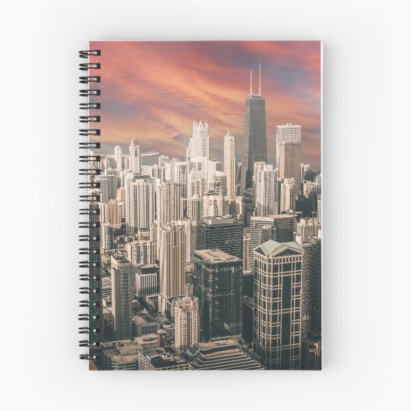 Item preview, modern Chicago skyline with skyscrapers designed and sold by Mauswohn.