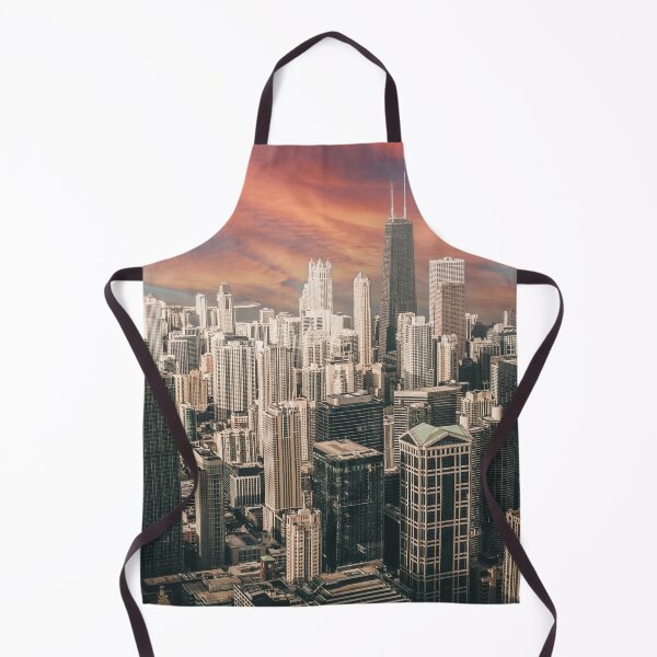 Item preview, modern Chicago skyline with skyscrapers designed and sold by Mauswohn.
