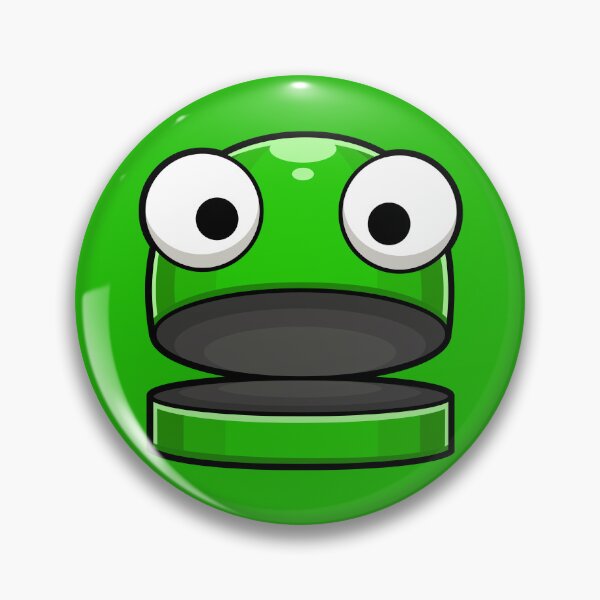Item preview, REPO Game Green Cute Funny Head Meme designed and sold by Kubala Designs.