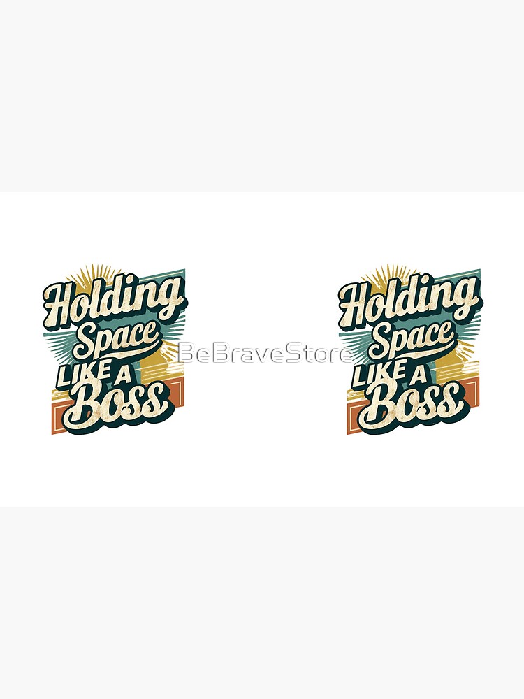 Thumbnail 6 of 6, Coffee Mug, Holding Space Like a Boss: Therapist and counselor support designed and sold by BeBraveStore.