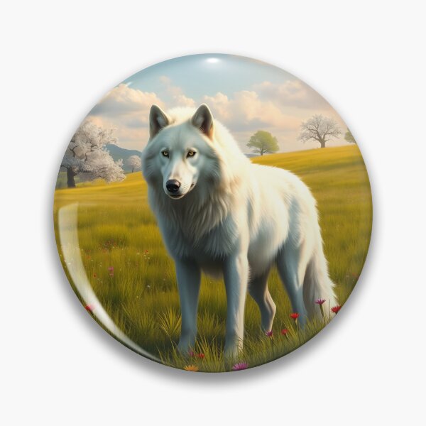 Item preview,  Direwolf standing on field designed and sold by EmeraldeaArt.