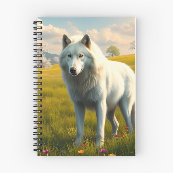 Item preview,  Direwolf standing on field designed and sold by EmeraldeaArt.