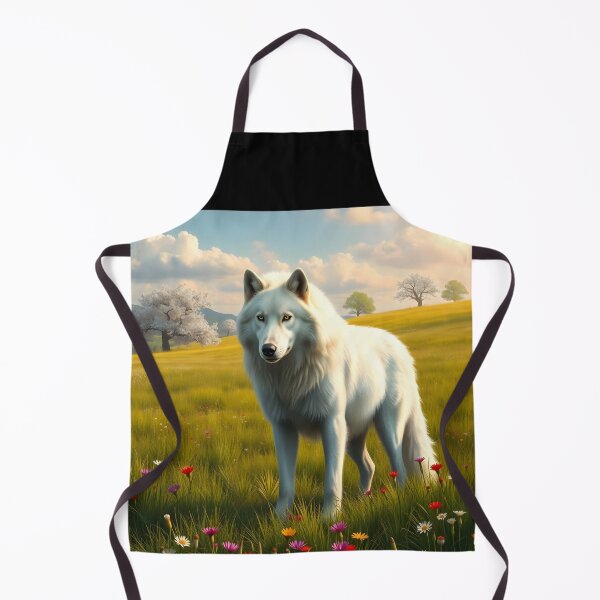 Item preview,  Direwolf standing on field designed and sold by EmeraldeaArt.