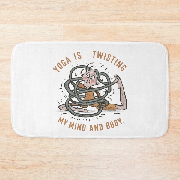 Item preview, Yoga is Twisting My Mind and Body designed and sold by drippity.