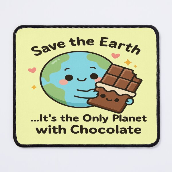 Item preview, Save the Earth – Only Planet with Chocolate | Earth Day 2025 designed and sold by Rajasekar.