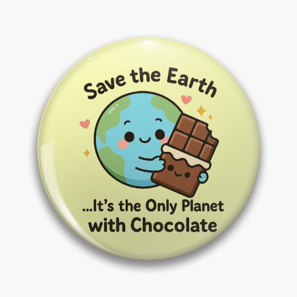 Item preview, Save the Earth – Only Planet with Chocolate | Earth Day 2025  designed and sold by Rajasekar.