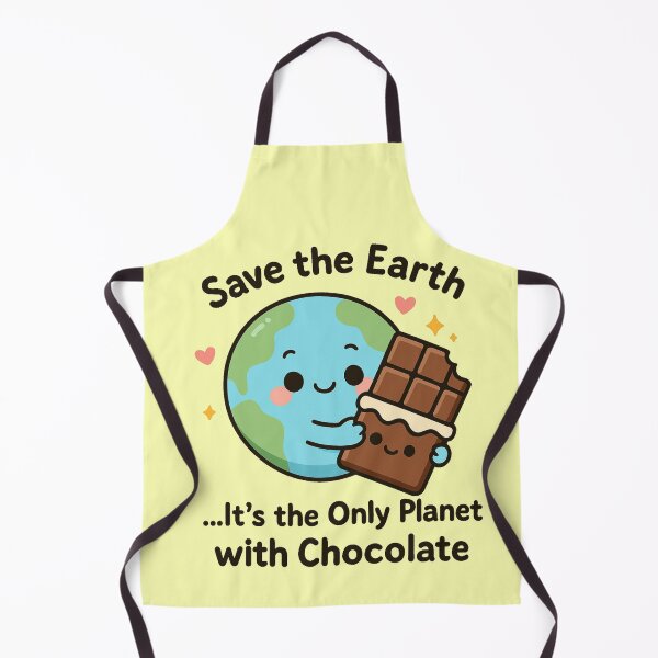Item preview, Save the Earth – Only Planet with Chocolate | Earth Day 2025 designed and sold by Rajasekar.