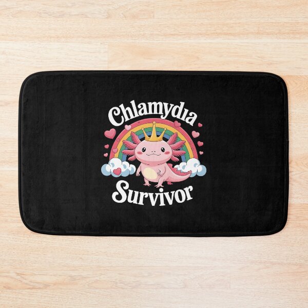 Item preview, Funny Axolotl Chlamydia Survivor designed and sold by HeadTurningArt.