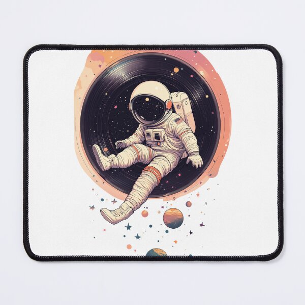 Item preview, Astronaut Vinyl Record | Retro Space Music Art designed and sold by Reugba.