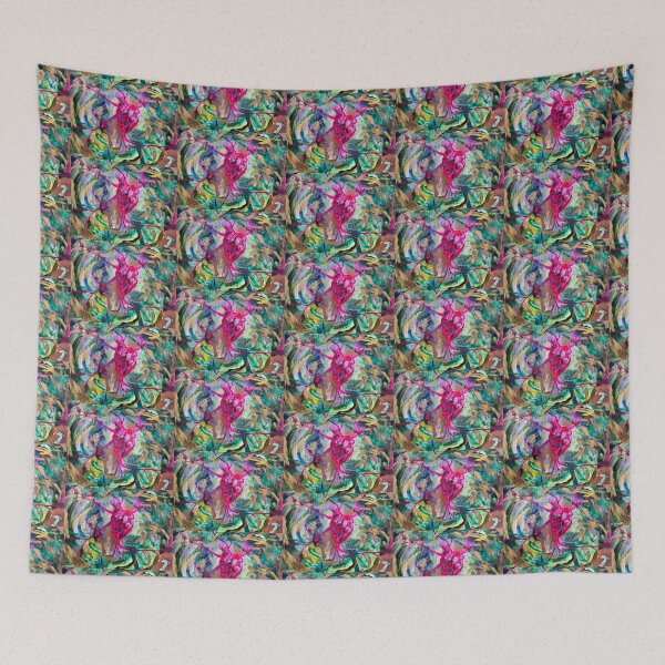 Item preview, Cosmic Heart – Pink Pulse Jungle (Heart in Pink) designed and sold by Vision Illustrated.
