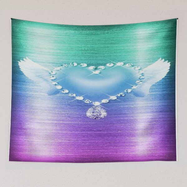 Item preview, Girls Angel Heart Wings designed and sold by leen12 Art Designs Prints.