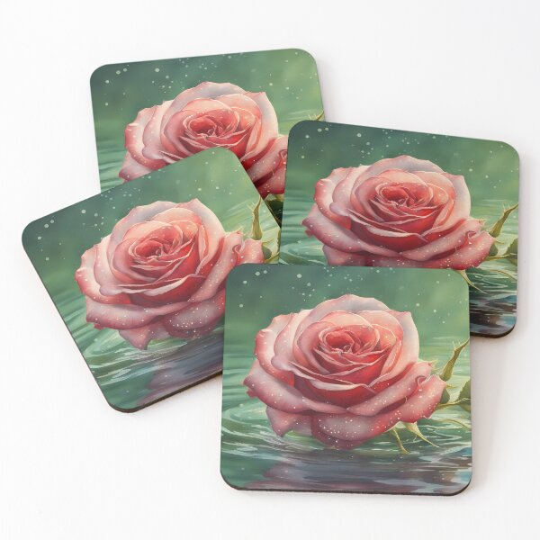 Item preview, Pink Rose in Water designed and sold by CalmnessbyChoice.