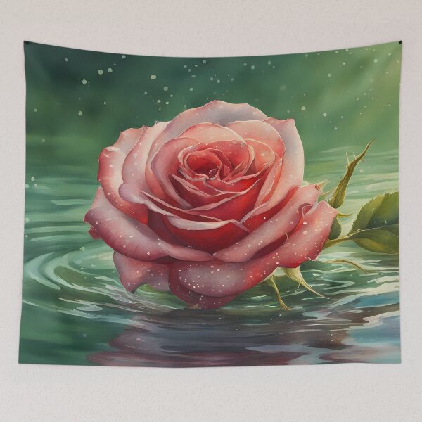 Artikelvorschau, Rosa Rose im Wasser entworfen und verkauft von CalmnessbyChoice.