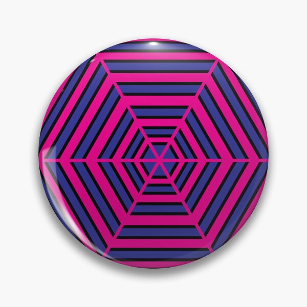 Item preview, Hexagonal Web: A Geometric Illusion designed and sold by Farsky-Fashion.
