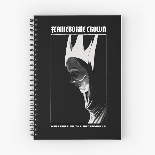Item preview, Flameborne Crown VI. Medieval skull style design by shadowinkedartwork. Whispers of the underworld. designed and sold by shadowinkedart.