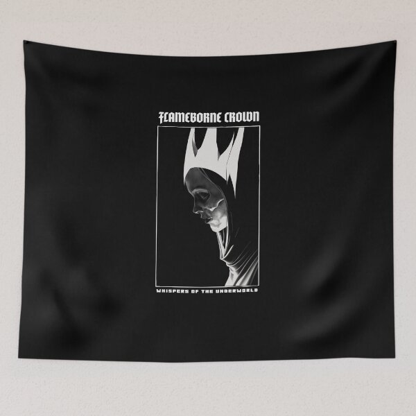 Item preview, Flameborne Crown VI. Medieval skull style design by shadowinkedartwork. Whispers of the underworld. designed and sold by shadowinkedart.