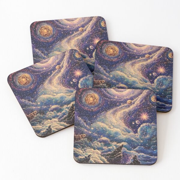 Item preview, Swirling Galaxy and Sea of Clouds designed and sold by TeeTribeWear.