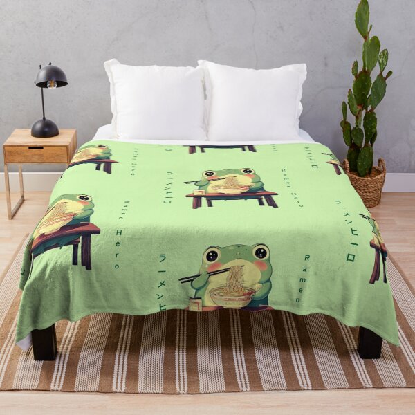 Item preview, Ramen Hero Frog – Cute Kawaii Japanese Food Design designed and sold by ThaiArtShop.