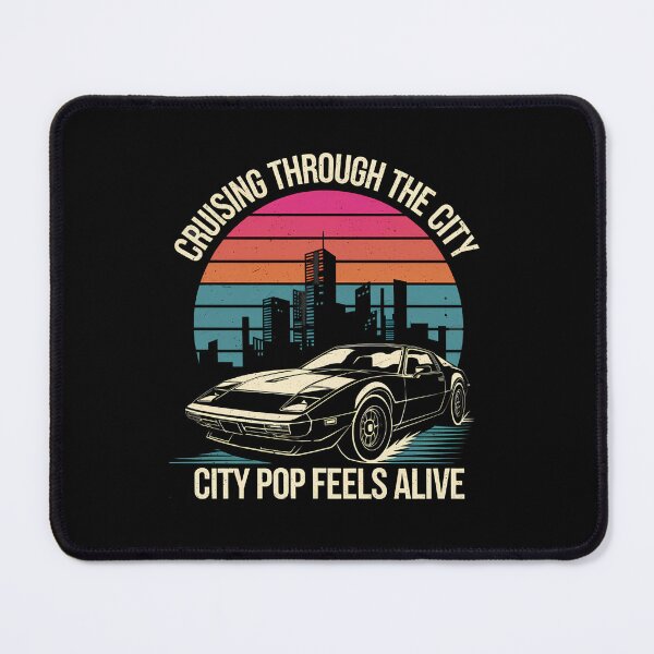 Item preview, Cruising Through the City Retro City Pop Car designed and sold by Taans-Creation.