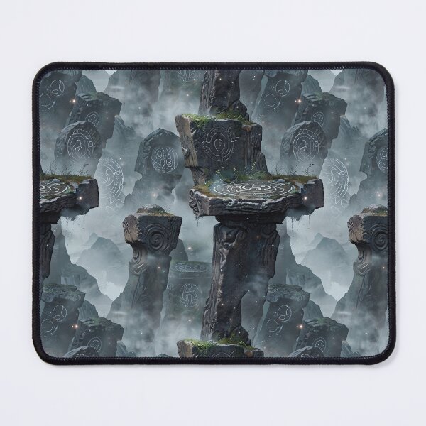 Item preview, Mystical Stone Structures in a Foggy Ancient Landscape designed and sold by CoolPixels.