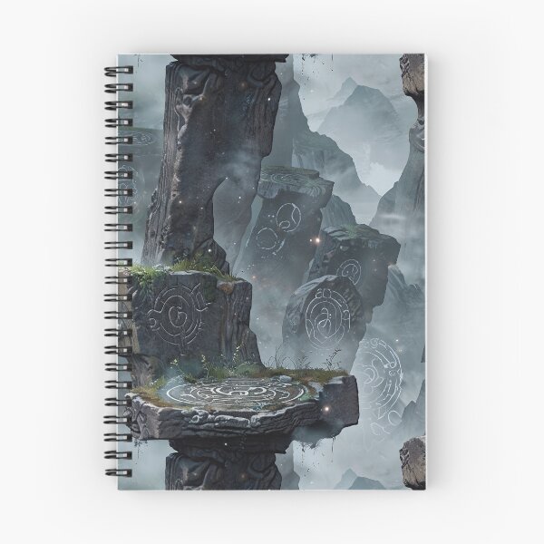 Item preview, Mystical Stone Structures in a Foggy Ancient Landscape designed and sold by CoolPixels.