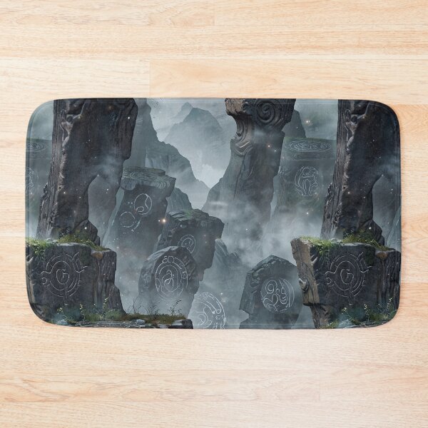 Item preview, Mystical Stone Structures in a Foggy Ancient Landscape designed and sold by CoolPixels.